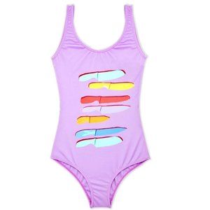Pastel Knife Swimsuit One Piece